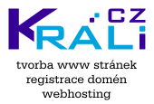 Králi.cz webdesign - www.krali.cz - tvorba www stránek, webhosting, domény