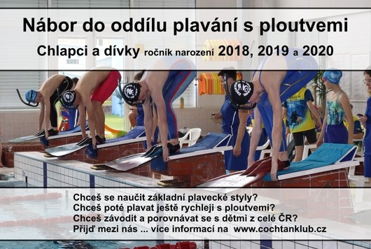 N�bor d�t� do odd�lu plav�n� s ploutvemi 2026